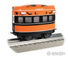 Bachmann 23704 Eggliner - 3-Rail Conventional Ac -- Halloween (Orange Black) Locomotives & Railcars