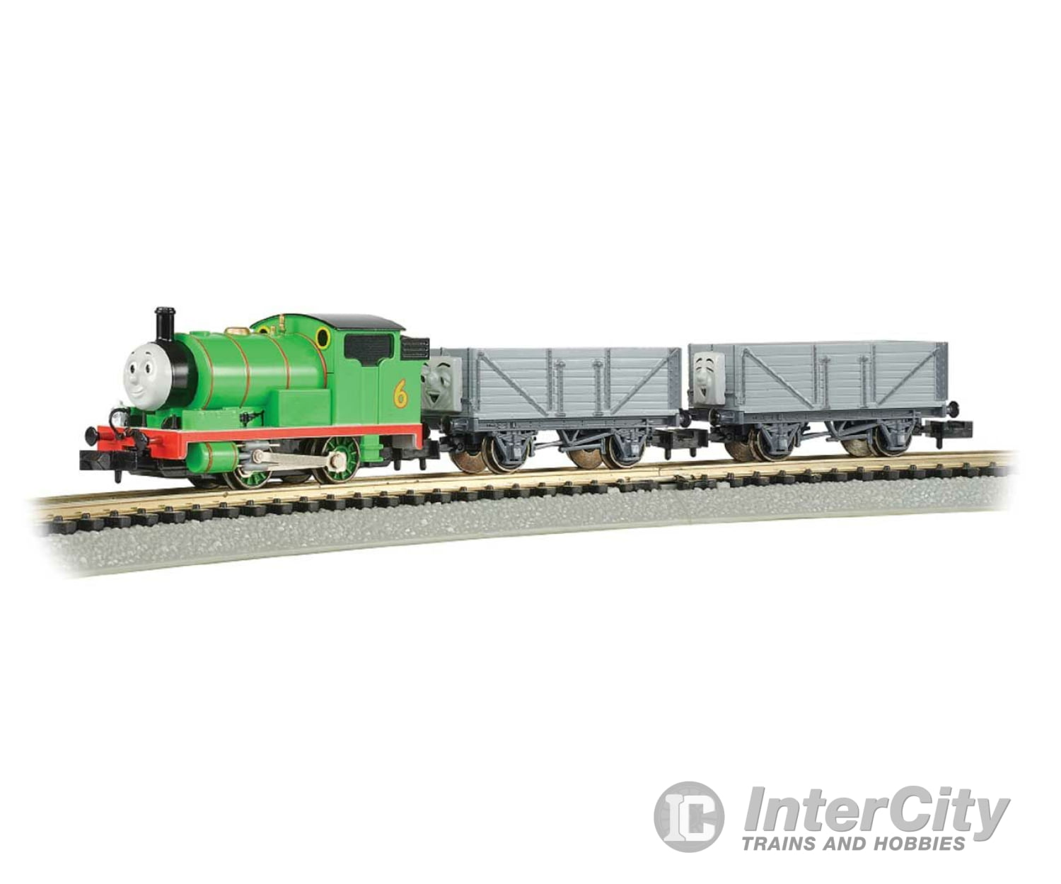 Bachmann 24030 Percy And The Troublesome Trucks - Standard Dc Thomas & Friends(Tm) -- 2 Cars 3 24