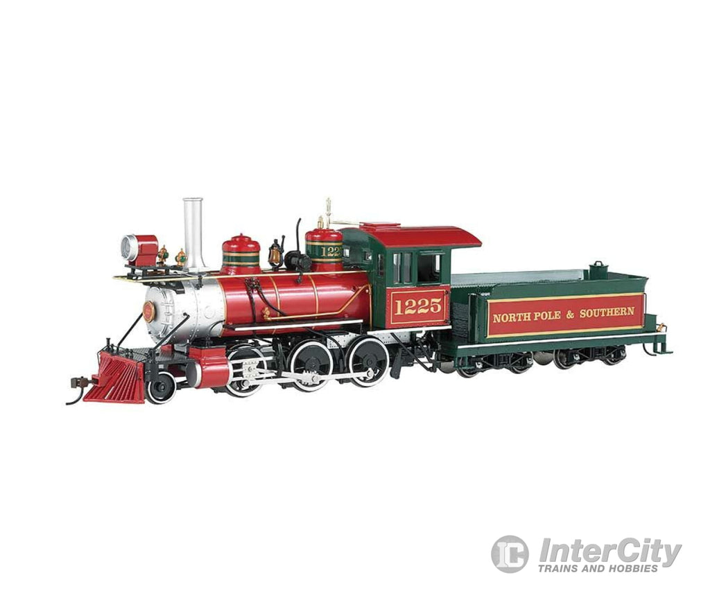 Bachmann 25227 2-6-0 Mogul - Standard Dc Spectrum(R) -- North Pole & Southern #1225 (Red Green