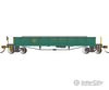 Bachmann 26033 Wood Gondola-Style Excursion Car - Ready To Run Spectrum(R) -- East Broad Top (Green)