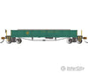 Bachmann 26033 Wood Gondola-Style Excursion Car - Ready To Run Spectrum(R) -- East Broad Top (Green)