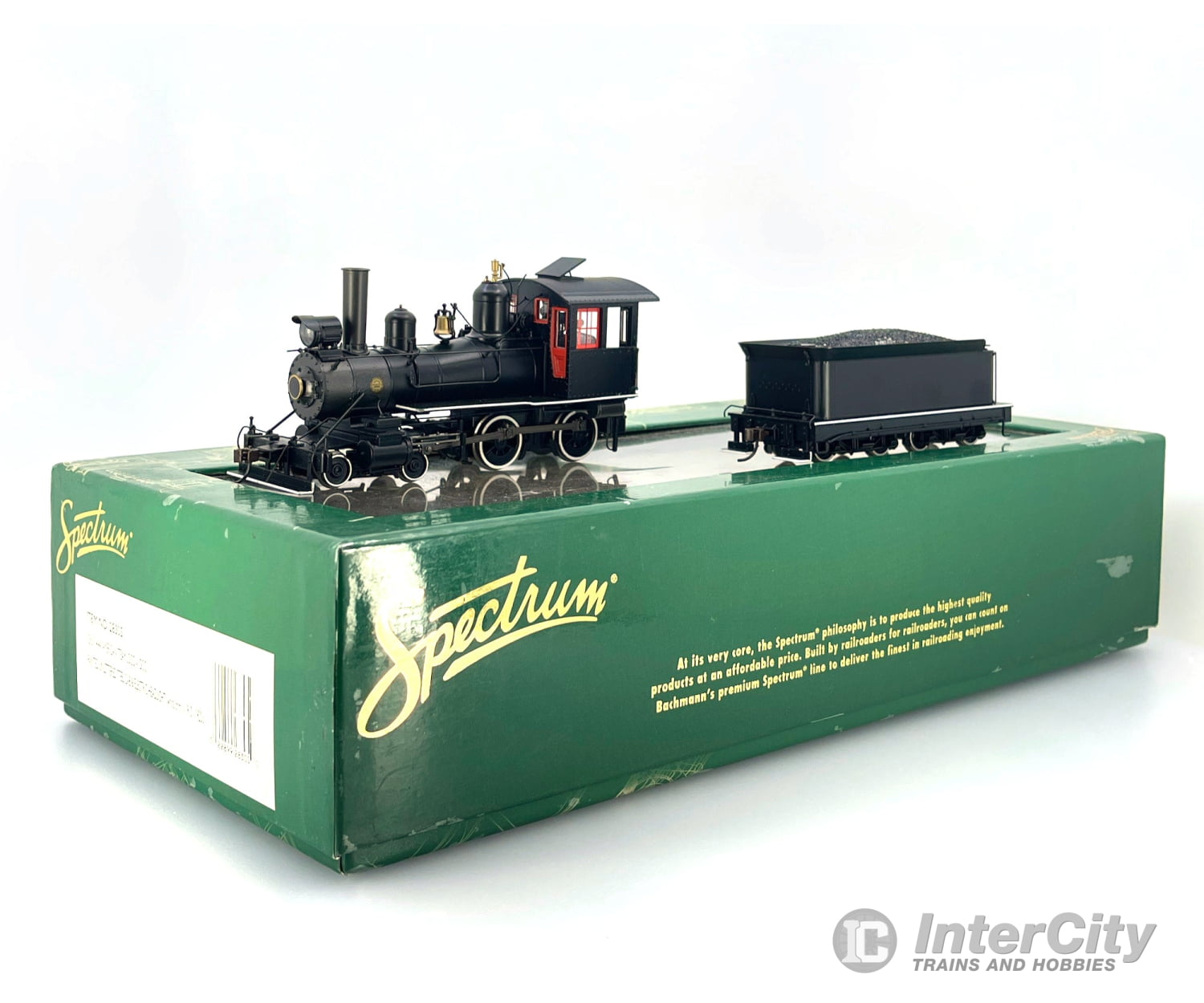 Bachmann 28305 On30 4-4-0 American Steam Loco Dcc Painted Unlettered Wood Cab + Elec Headlights