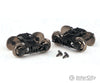 Bachmann 29901 Arch Bar Freight Trucks With Metal Wheelsets - Spectrum(R) -- 1 Pair Couplers &