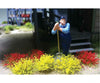 Bachmann 31045 Grass Tufts - Scenescapes(R) -- Yellow Red 3/8 1Cm Tall Fibers Pkg(50) & Scenery Mats
