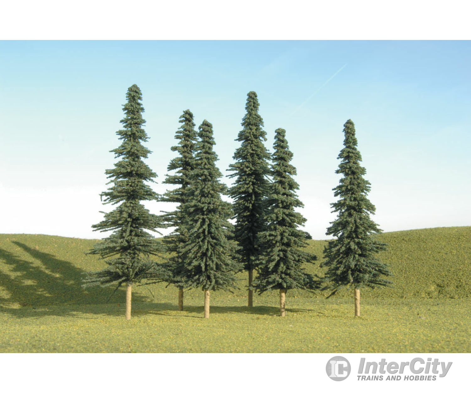 Bachmann 32004 Spruce Trees - Scenescapes(Tm) -- 5 To 6 12.7 15.2Cm Pkg(6) & Vegetation