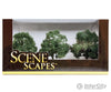 Bachmann 32013 Oak Trees - Scenescapes(Tm) -- 3 3-1/2 7.6 8.9Cm Pkg(3) & Vegetation