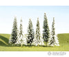 Bachmann 32102 Scenescapes(Tm) Layout-Ready Trees -- Pine With Snow - 3 To 4 7.6 10.2Cm Pkg(9) &