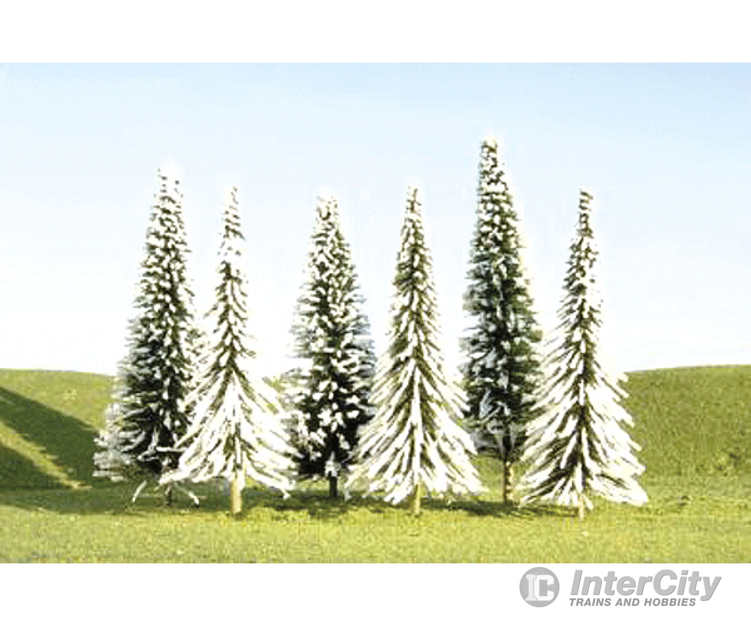 Bachmann 32102 Scenescapes(Tm) Layout-Ready Trees -- Pine With Snow - 3 To 4 7.6 10.2Cm Pkg(9) &