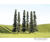 Bachmann 32103 Scenescapes(Tm) Layout-Ready Trees -- Conifer 3-4 Pkg(9) & Vegetation