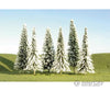 Bachmann 32202 Scenescapes(Tm) Layout-Ready Trees -- Pine With Snow 8-10 Pkg(3) & Vegetation