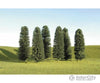 Bachmann 32205 Scenescapes(Tm) Layout-Ready Trees -- Cedar 8-10 Pkg(3) & Vegetation