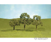 Bachmann 32207 Scenescapes(Tm) Layout-Ready Trees -- Walnut 5 Pkg(2) & Vegetation