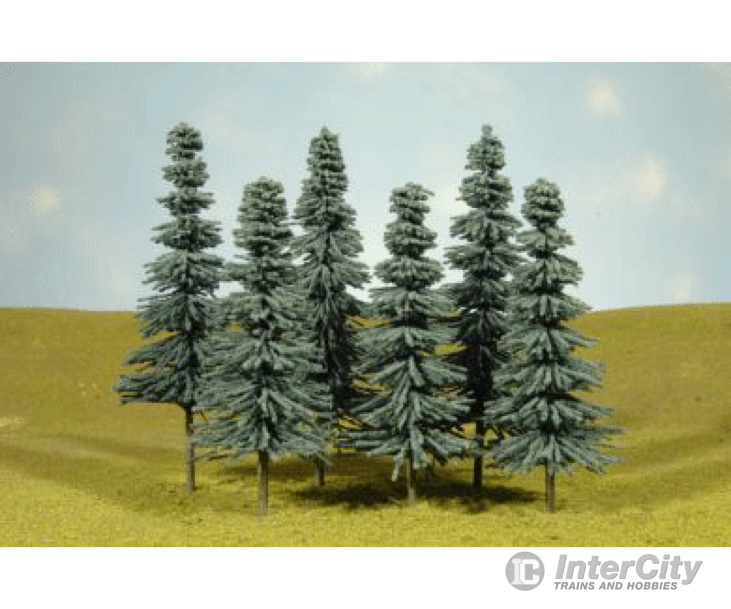 Bachmann 32212 Blue Spruce Trees - Scenescapes(Tm) -- 8 10 20.3 25.4Cm Tall Pkg(3) & Vegetation