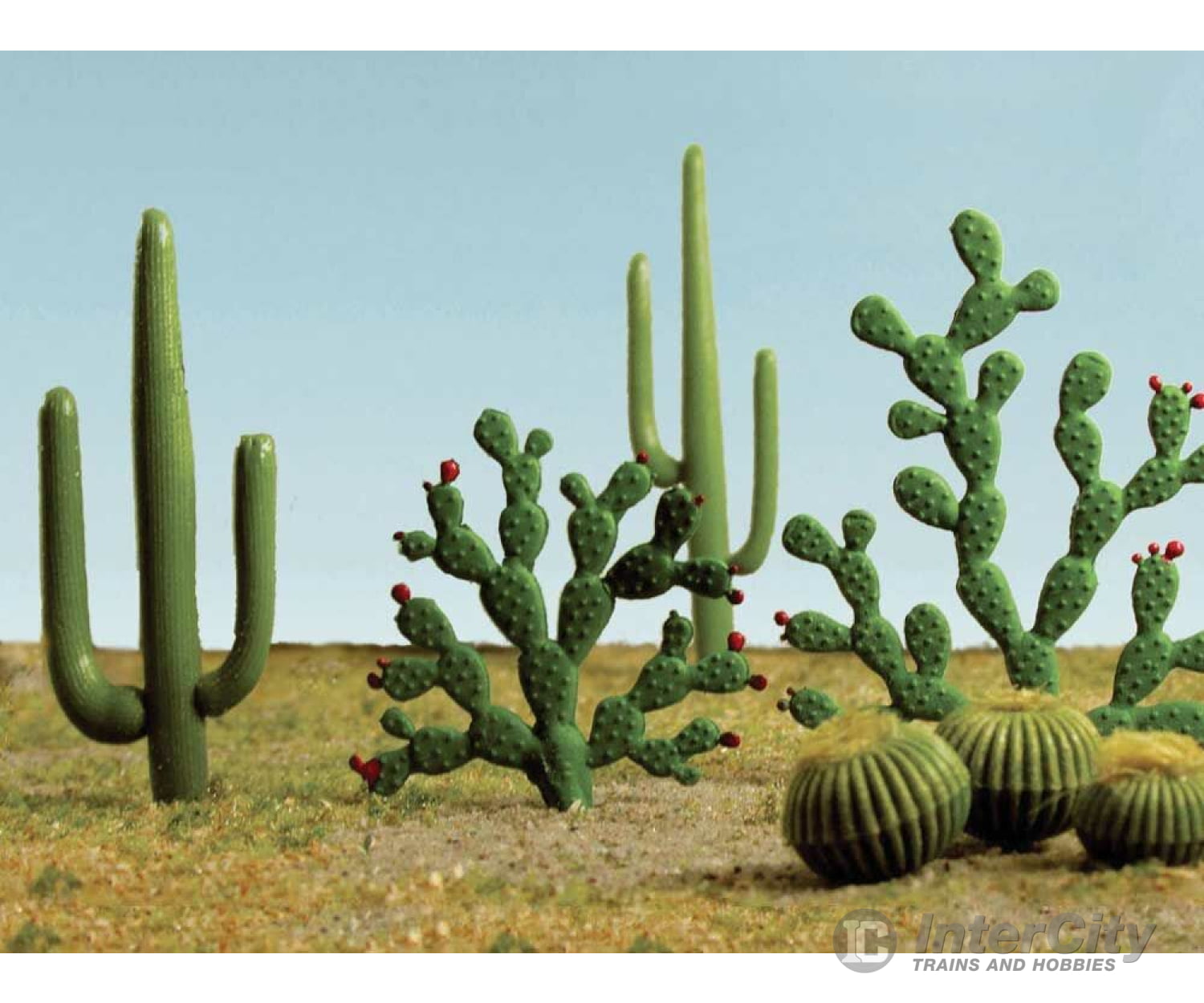 Bachmann 32513 Mixed Cactus Pkg(15) -- Height: 1/4 To 2-1/2 .6 6.4Cm Other Scenery