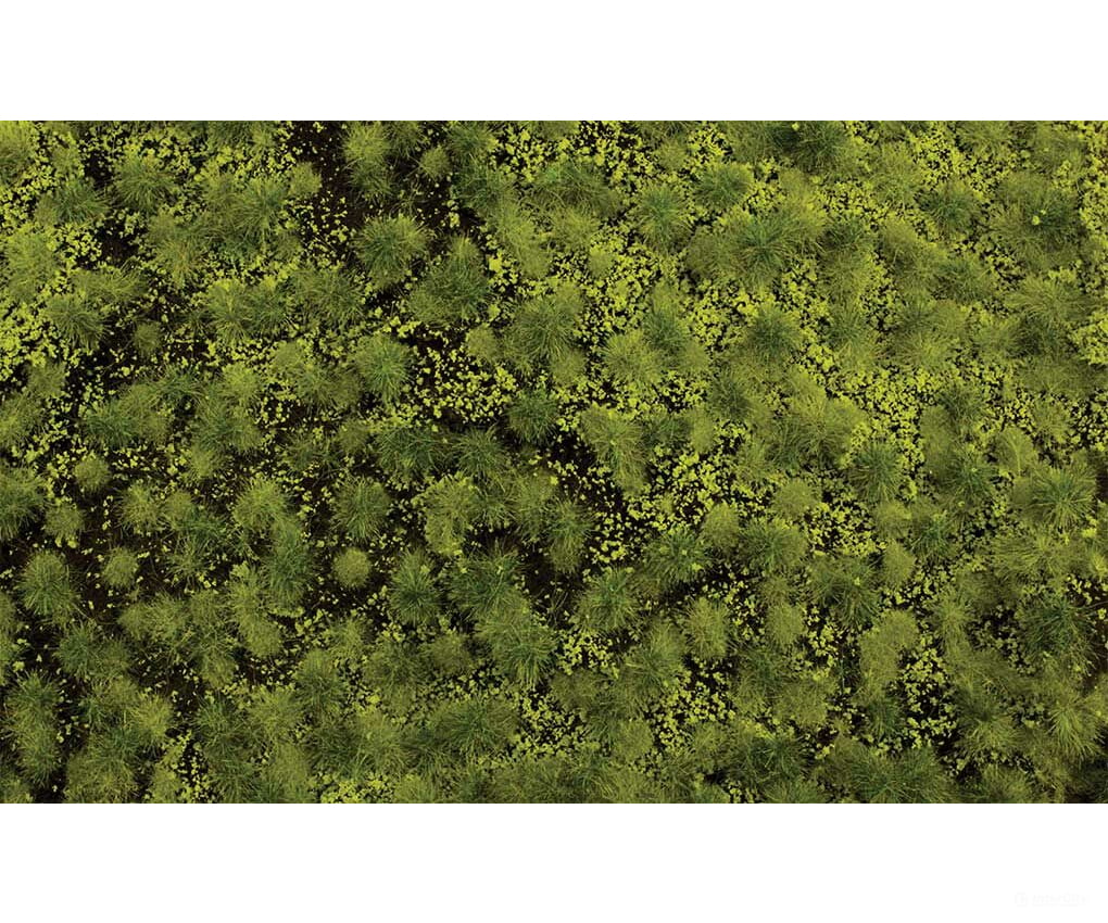 Bachmann 32921 Tufted Grass Sheet/Mat - Scenescapes(R) -- Light Green 3/16 .5Cm Tall Fibers 11-3/4 X