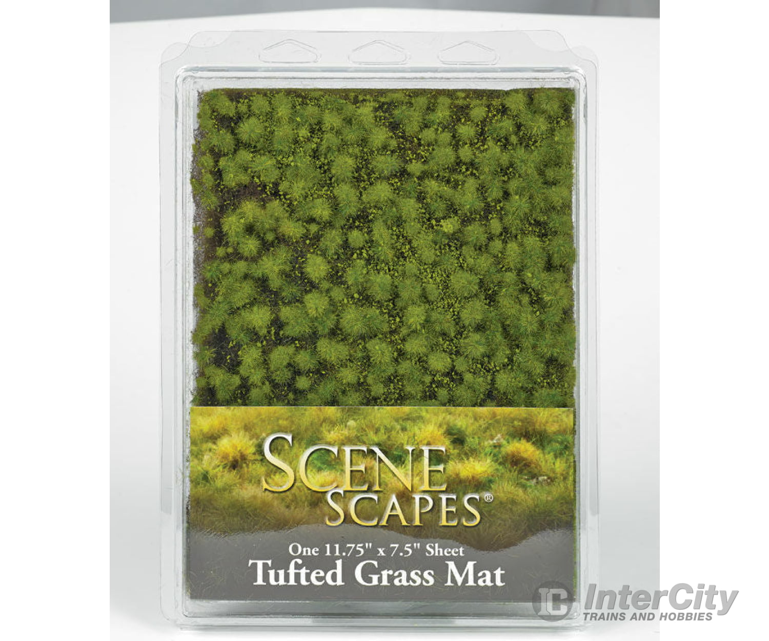 Bachmann 32921 Tufted Grass Sheet/Mat - Scenescapes(R) -- Light Green 3/16 .5Cm Tall Fibers 11-3/4 X