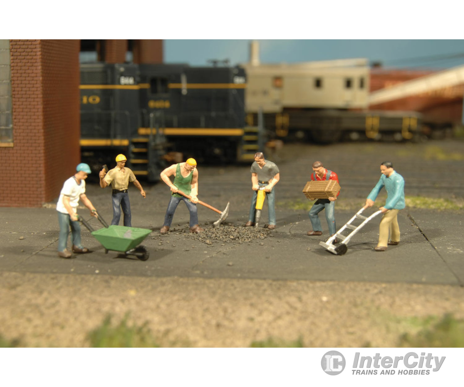 Bachmann 33105 Scenescapes(Tm) Figures -- Construction Workers Pkg(6)