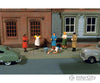 Bachmann 33117 Sidewalk People - Scenescapes(Tm) -- Pkg(6) Figures