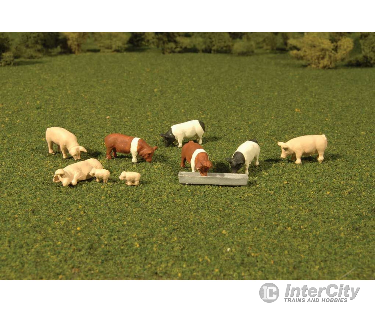 Bachmann 33118 Pigs - Scenescapes(Tm) -- Pkg(9) Figures