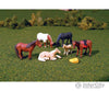 Bachmann 33119 Horses - Scenescapes(Tm) -- Pkg(6) Figures