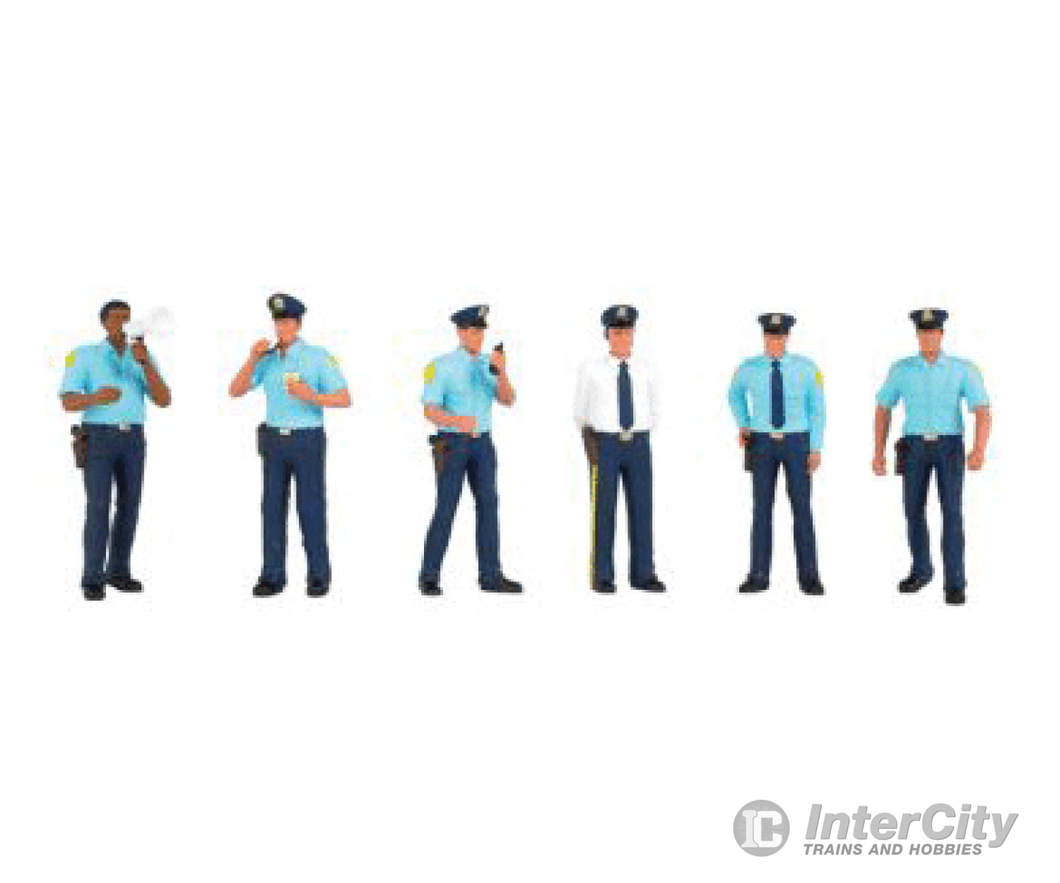 Bachmann 33154 Police Squad - Scenescapes(Tm) -- Pkg(6) Figures