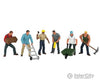 Bachmann 33155 Construction Workers - Scenescapes(Tm) -- Pkg(6) Figures