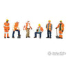 Bachmann 33156 Maintenance Workers - Scenescapes(Tm) -- Pkg(6) Figures