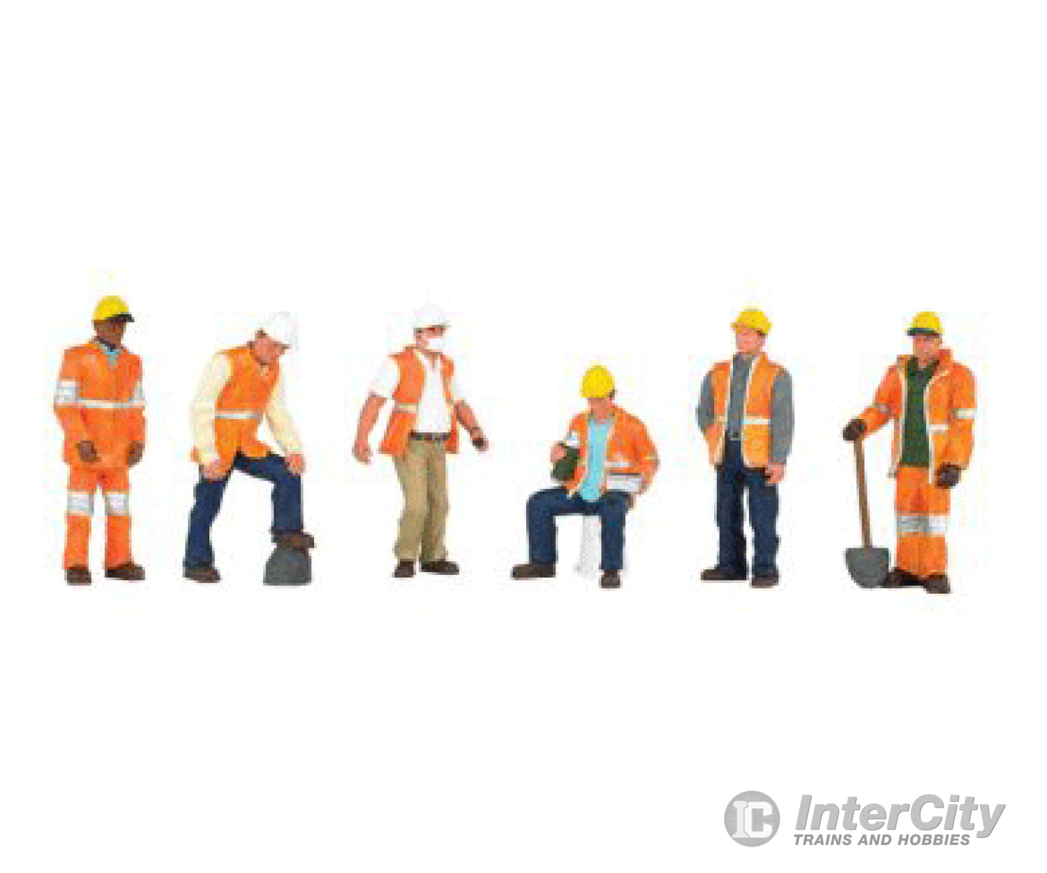 Bachmann 33156 Maintenance Workers - Scenescapes(Tm) -- Pkg(6) Figures