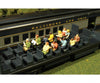 Bachmann 33165 Seated Passengers Pkg(12) -- Waist-Up Only Figures