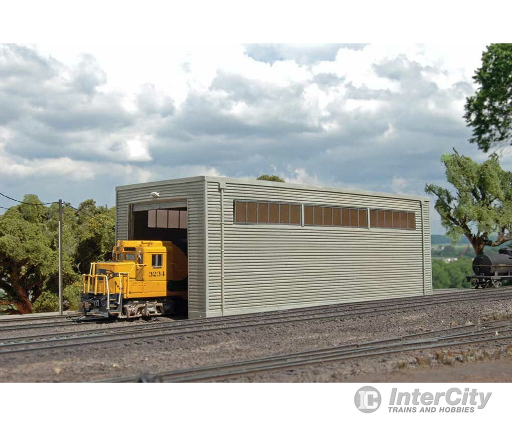 Bachmann 35115 Single-Stall Engine House (Shed) - Scene Scapes(R) -- 11-3/8 X 4 3-9/16 28.9 10.2