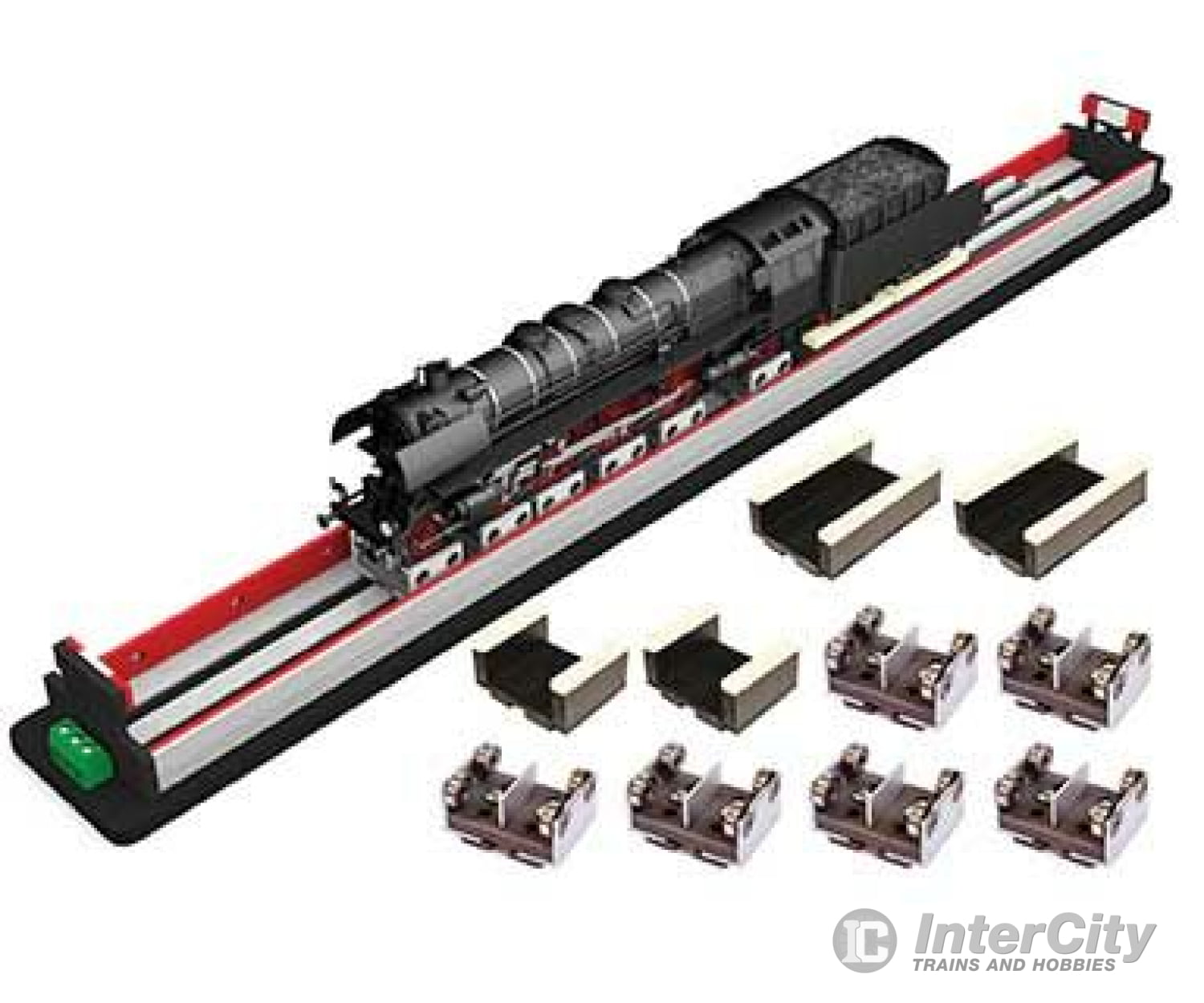 Bachmann 39030 Roller Road Rolling Test Stand - 3-Rail -- Base 6 Rollers And 4 Cleaners Tools