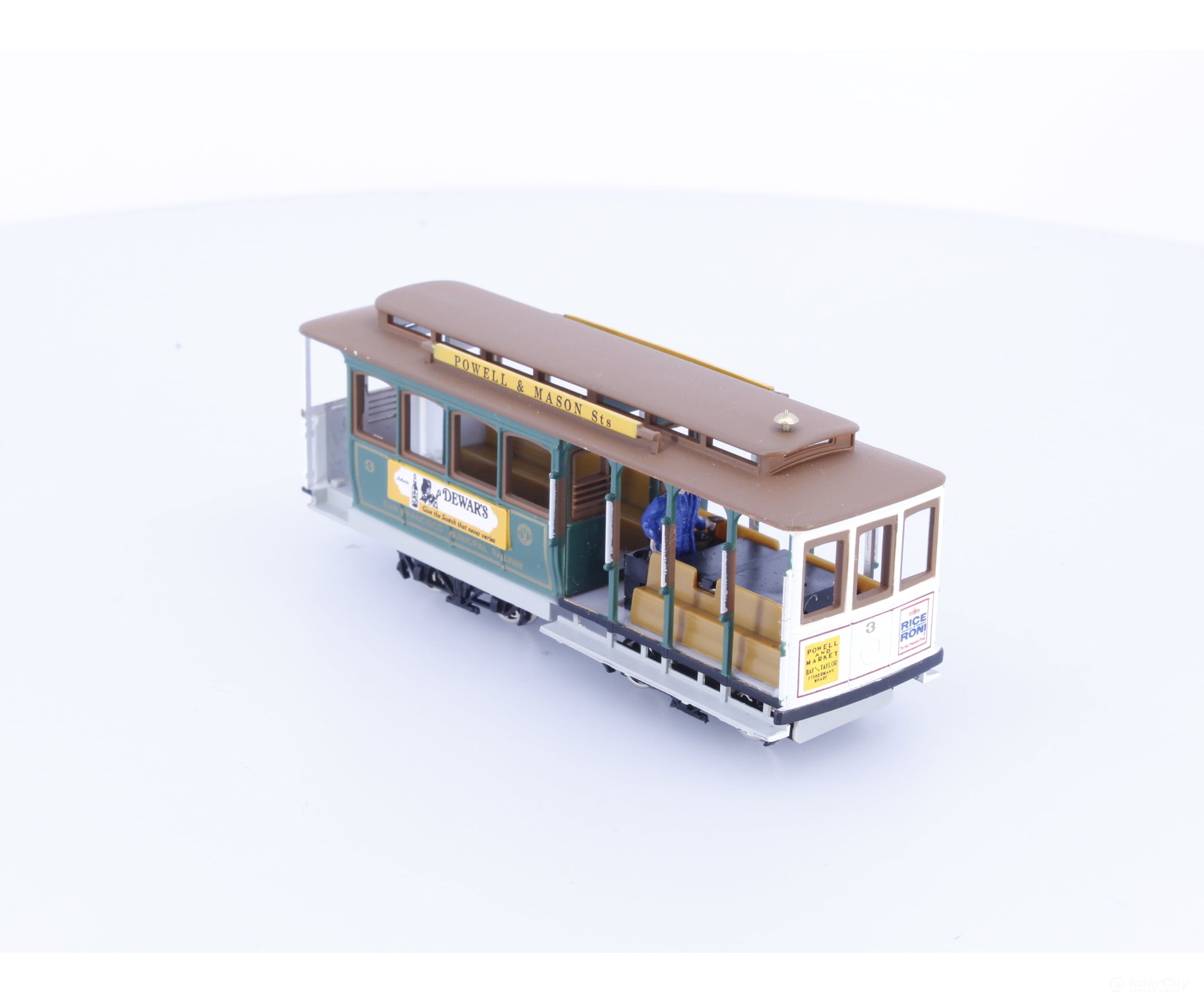 Bachmann 41-0605-G2 HO San Francisco Cable Car Powell & Mason Sts 3 Analog DC - Locomotives
