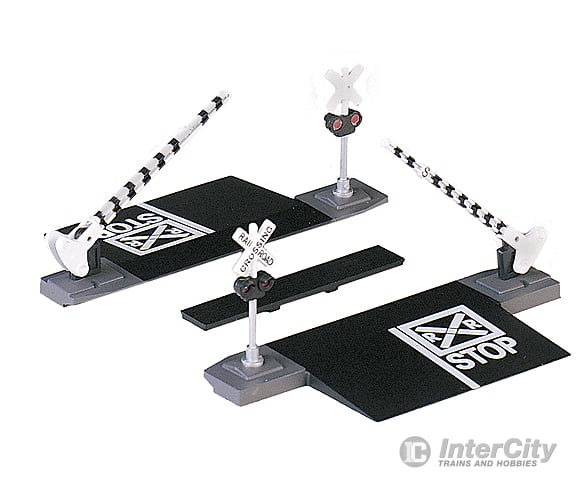 Bachmann 42208 Grade Crossing -- Non-Operating Signals & Catenary