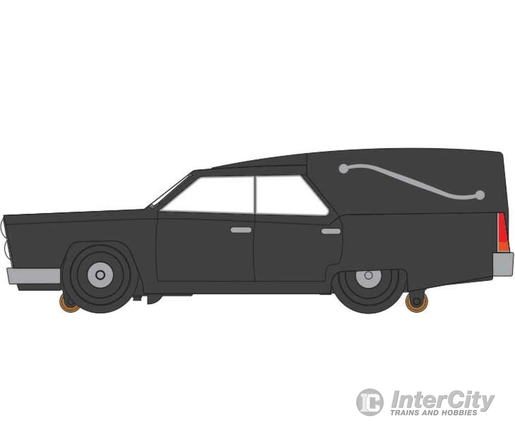 Bachmann 42742 Station Wagon Hearse - 3-Rail Williams E-Z Street(R) -- Black Cars & Trucks