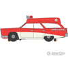 Bachmann 42743 Station Wagon Ambulance - 3-Rail Williams E-Z Street(R) -- (Red White) Cars & Trucks