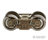 Bachmann 42910 Andrews Leaf-Spring Friction-Bearing Trucks With Metal Wheels -- 1 Pair Couplers &