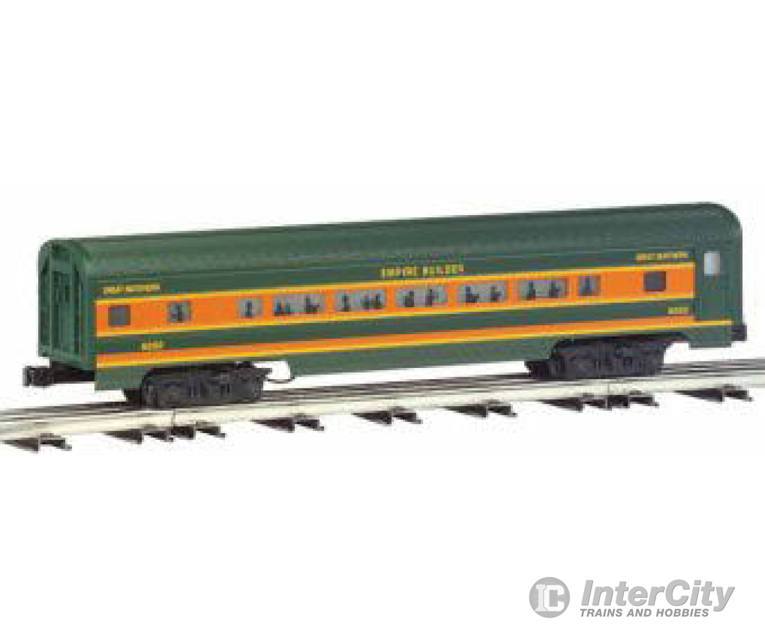 Bachmann 43003 Williams(Tm) By Aluminum Streamliner 2-Car Passenger Add-On (60) -- Great Northern