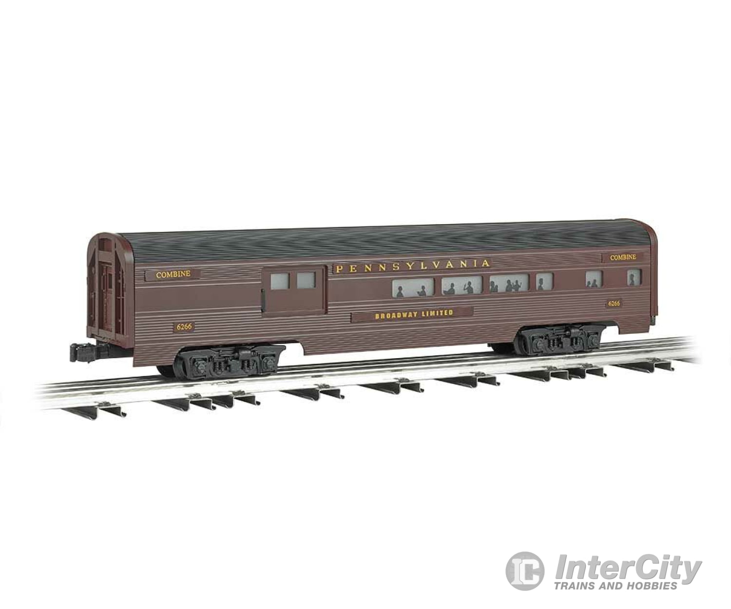 Bachmann 43006 Williams(Tm) By Aluminum Streamliner 2-Car Passenger Add-On (60) -- Pennsylvania