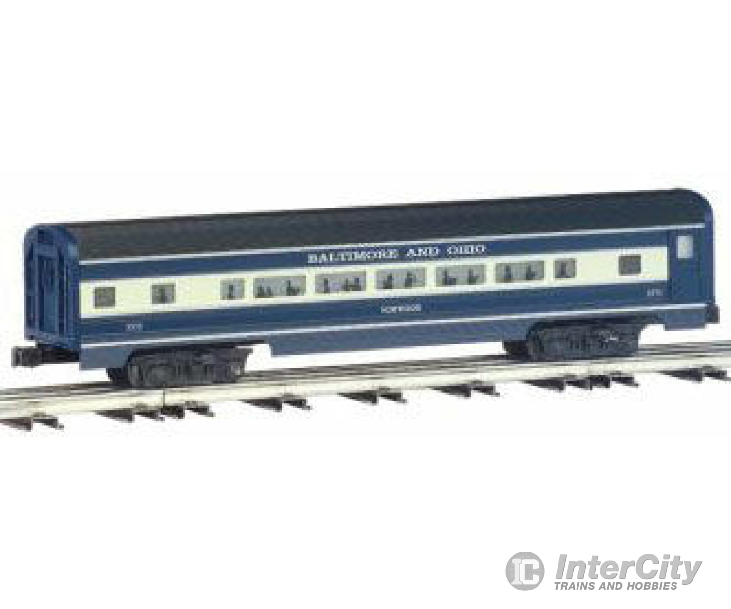 Bachmann 43030 Williams(Tm) By - Aluminum Streamliner 2-Car Passenger Add-On Set -- Baltimore & Ohio