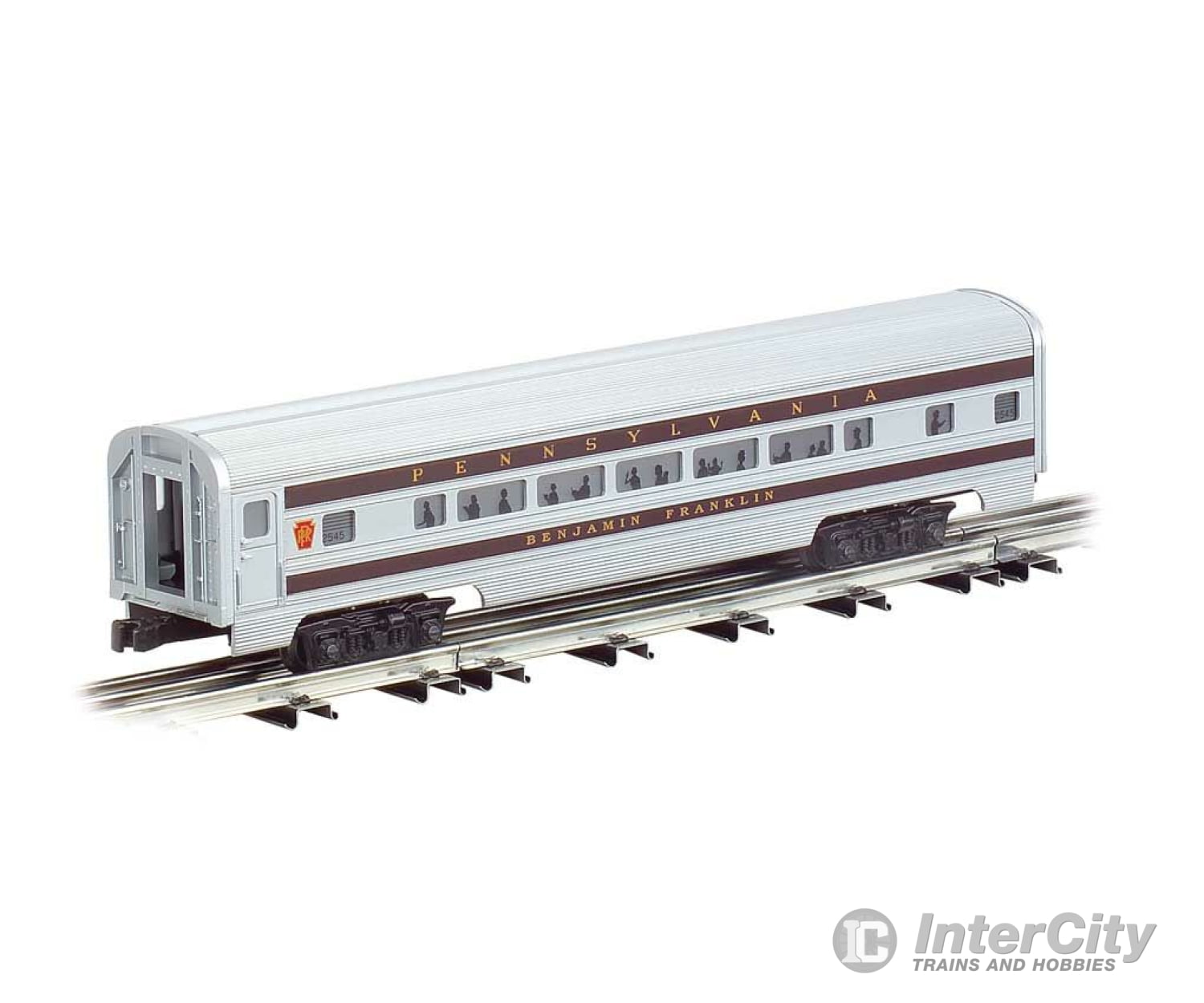 Bachmann 43049 Williams(Tm) By Golden Memories(R) Alum Streamliner Passenger Add-On -- Pennsylvania