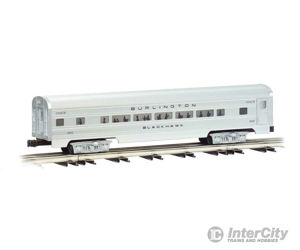 Bachmann 43052 Williams(Tm) By Aluminum Streamliner 4-Car Passenger Set (60) -- Chicago Burlington &