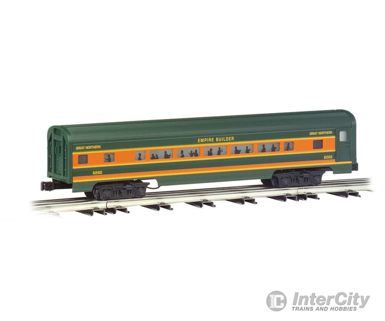 Bachmann 43053 Williams(Tm) By Aluminum Streamliner 4-Car Passenger Set (60) -- Great Northern