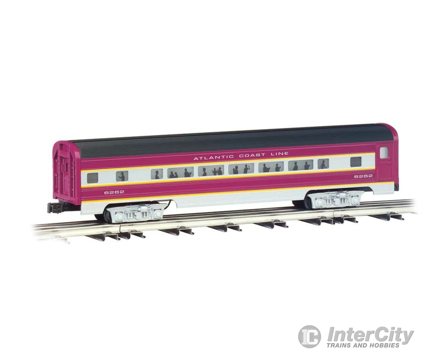 Bachmann 43060 Williams(Tm) By Aluminum Streamliner 4-Car Passenger Set (60) -- Atlantic Coast Line