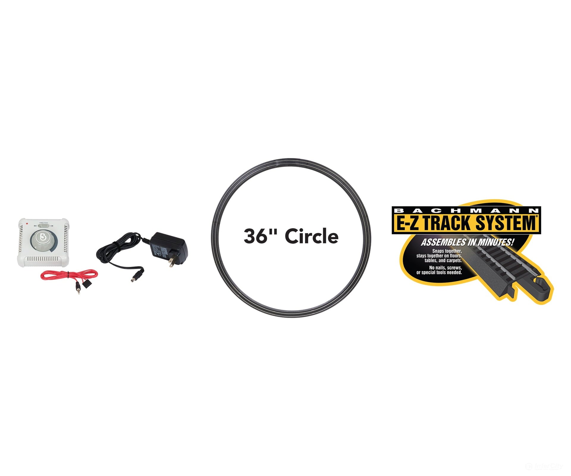 Bachmann 44214 HO E-Z Track Circle with Power Supply (no trains) Track & Turnouts