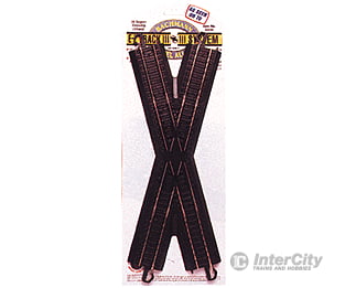 Bachmann 44440 Crossing W/Steel Rail & Black Roadbed - E-Z Track(R) -- 30-Degree Track Turnouts
