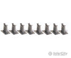 Bachmann 44472 Tall Pier Set - E-Z Track(R) -- 8-Piece Track Accessories