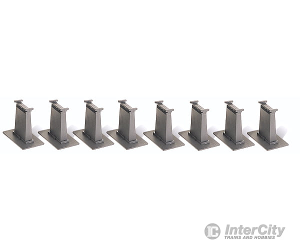 Bachmann 44472 Tall Pier Set - E-Z Track(R) -- 8-Piece Track Accessories