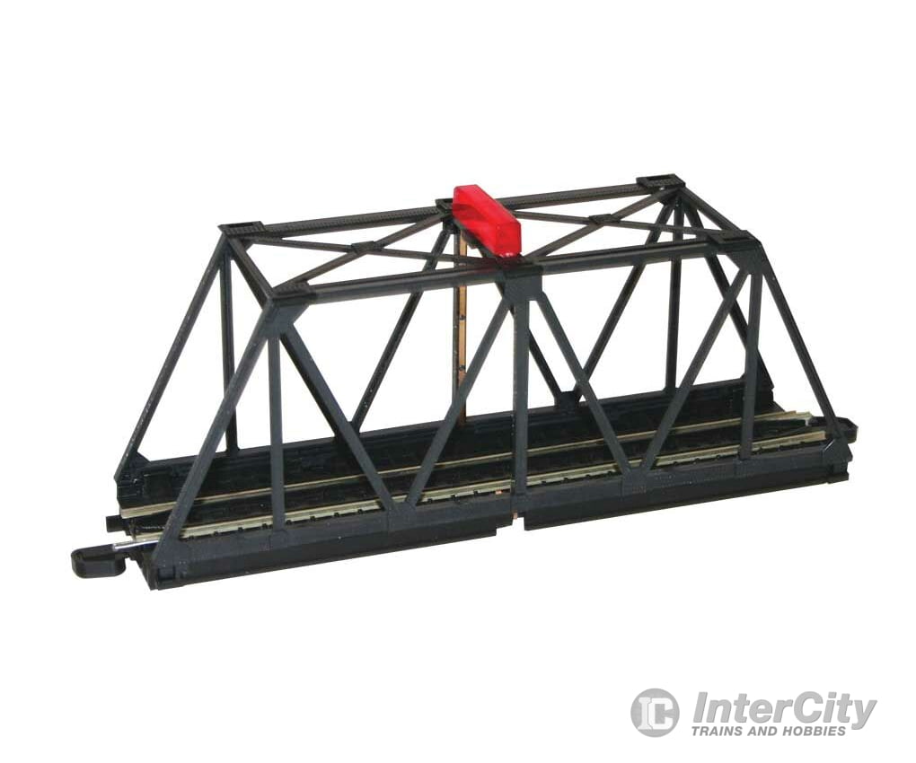 Bachmann 44473 Truss Bridge With Blinking Light - E-Z Track(R) -- Assembled 10-1/2 X 2-3/8 4 26.7 6