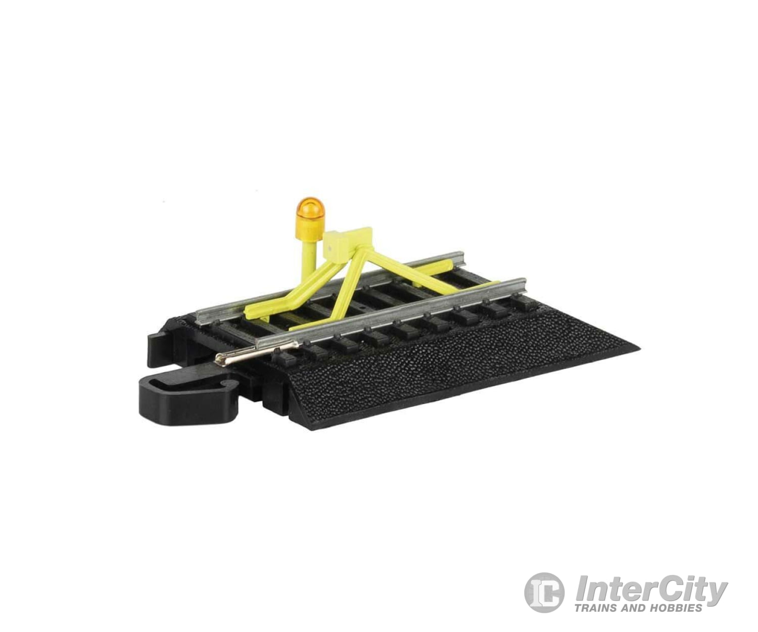 Bachmann 44476 Track Bumper With Flashing Led - Steel Alloy Rail Black Roadbed E-Z Track(R) &