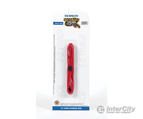 Bachmann 44498 Terminal Extension Wire - E-Z Track(R) -- 10 Long (Red) Track Accessories